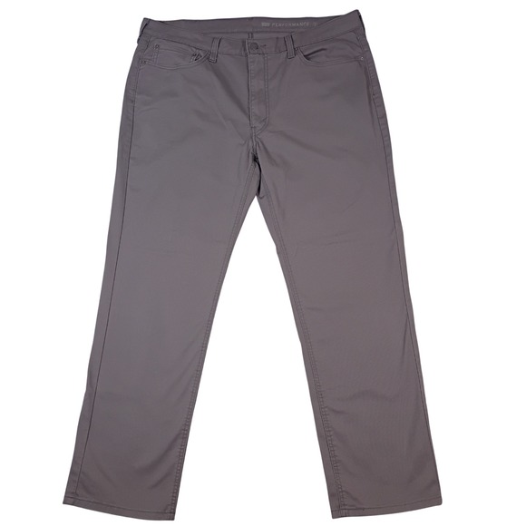 Levis 541 Athletic Fit Performance Stretch Gray Pants Mens W38 L32 Fits 40x30 - Picture 2 of 15